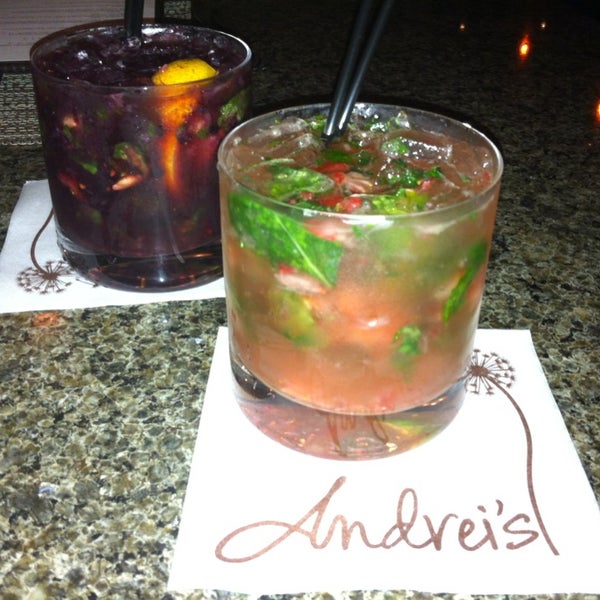 Photo taken at Andrei&#39;s Conscious Cuisine &amp; Cocktails by LA Travel M. on 11/21/2013