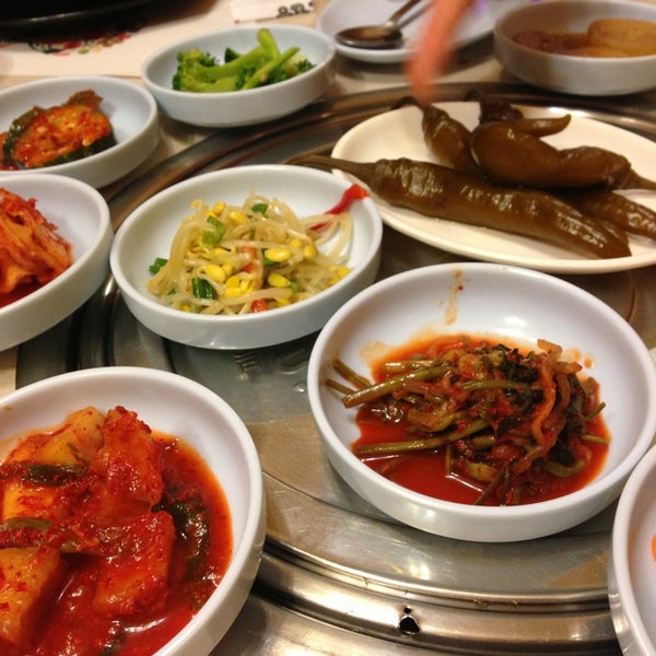 Photo taken at Woo Chon Korean BBQ Restaurant by Totsaporn I. on 6/29/2013