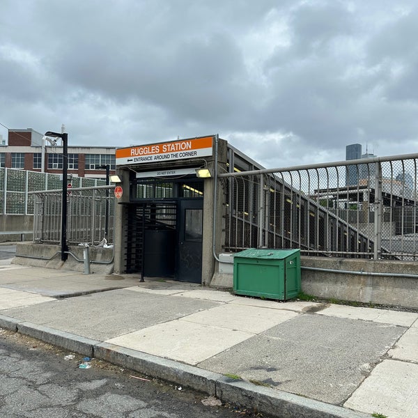 MBTA Ruggles Station Metro Station in Boston