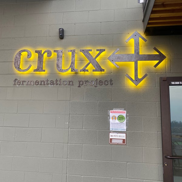 Photo taken at Crux Fermentation Project by -M. O. on 9/14/2022
