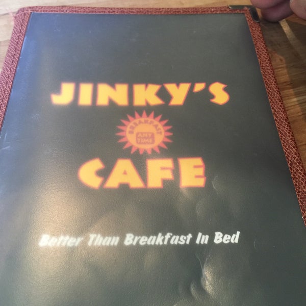 Photo taken at Jinky&#39;s Cafe Santa Monica by Deep G. on 8/6/2016