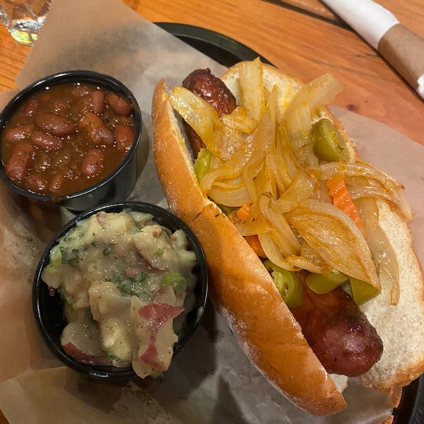 Photo taken at Rosamunde Sausage Grill by Jessica L. on 2/12/2022