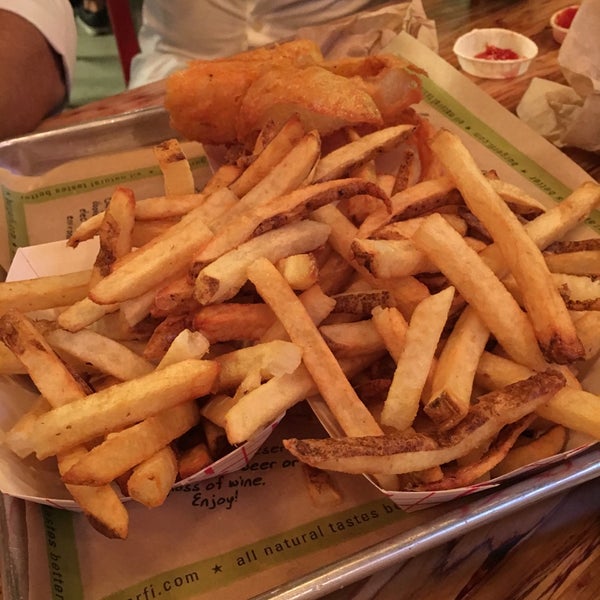Photo taken at BurgerFi by Danny on 1/1/2016
