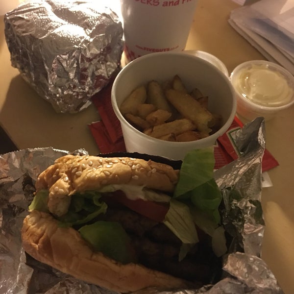 Photo taken at Five Guys by Ami H. on 9/7/2018