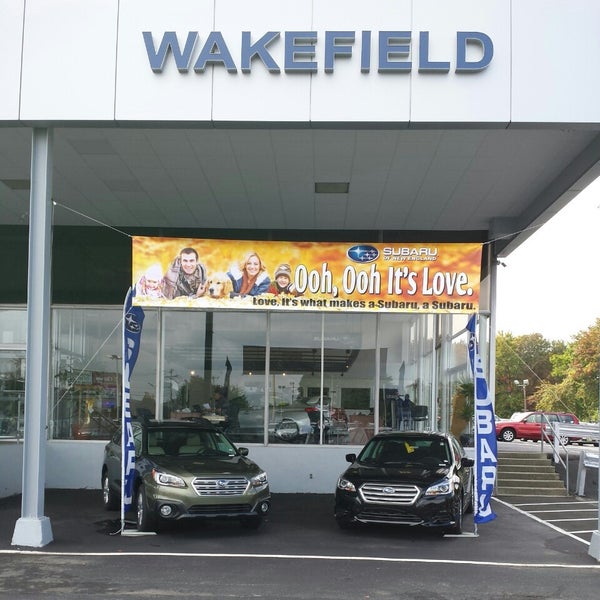 รูปภาพถ่ายที่ Subaru of Wakefield โดย Jonathan เมื่อ 10/8/2014