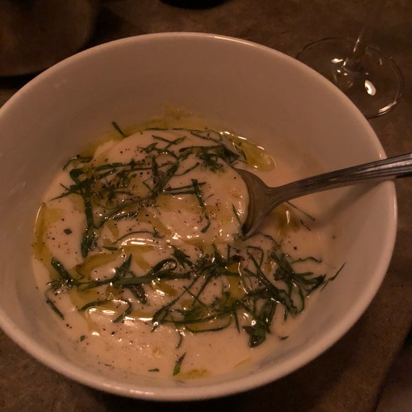 Amazing wine and tons of fun. Menu changes all the time; Ruffian is doing things their way. But but but- if the cauliflower soup happens to be available, get it!