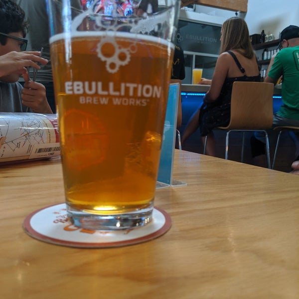 Photo taken at Ebullition Brew Works by Chris B. on 10/16/2019