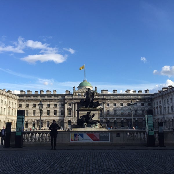 Photo taken at Somerset House by Vanessa M. on 4/29/2016