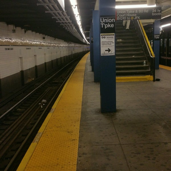 Photos at MTA Subway - Union Tpke/Kew Gardens (E/F) - Kew Gardens, NY