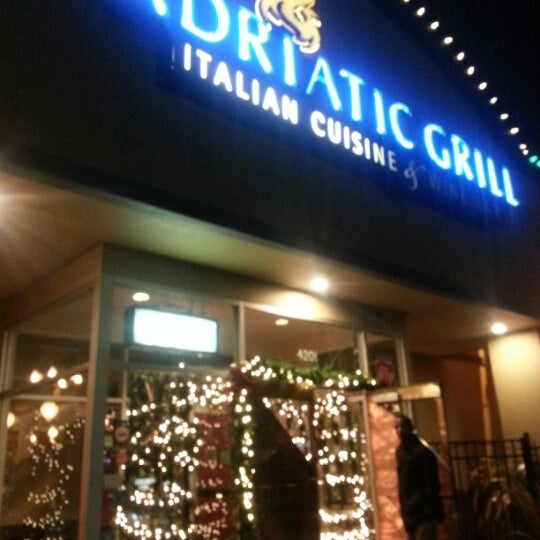 Photo taken at Adriatic Grill - Italian Cuisine &amp; Wine Bar by Aeja on 12/22/2012