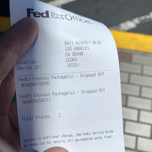 Fedex Shipping Receipt - GeorgiaLangley Blog