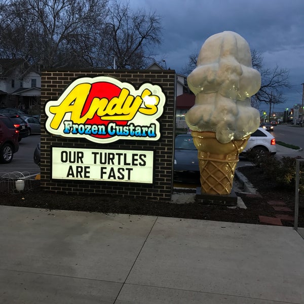 Photo taken at Andy&#39;s Frozen Custard by Pitts P. on 4/3/2017