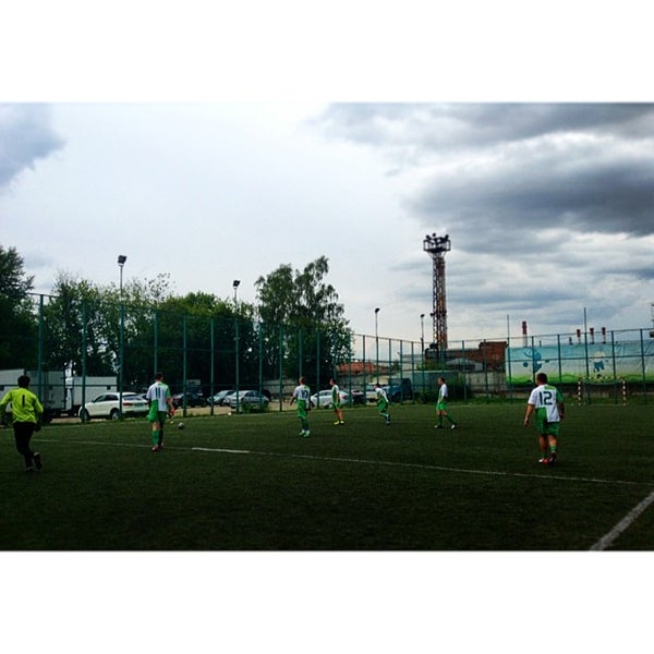 Photo taken at Стадион «Планета» by Anna S. on 6/21/2014