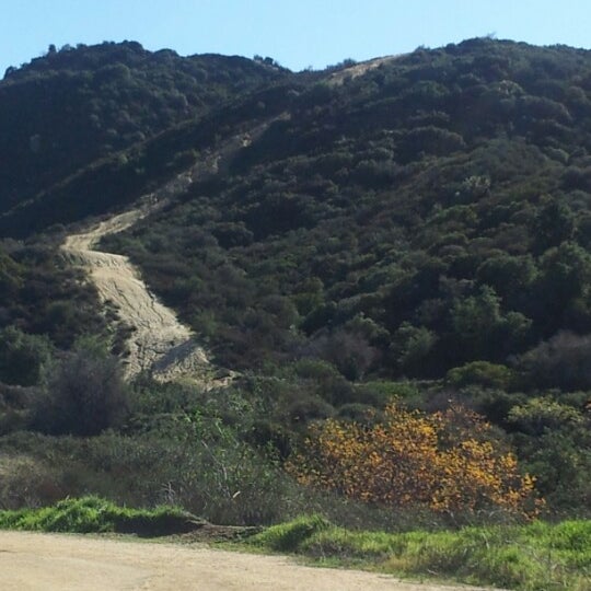 La Tuna Canyon Track Road in North Valley
