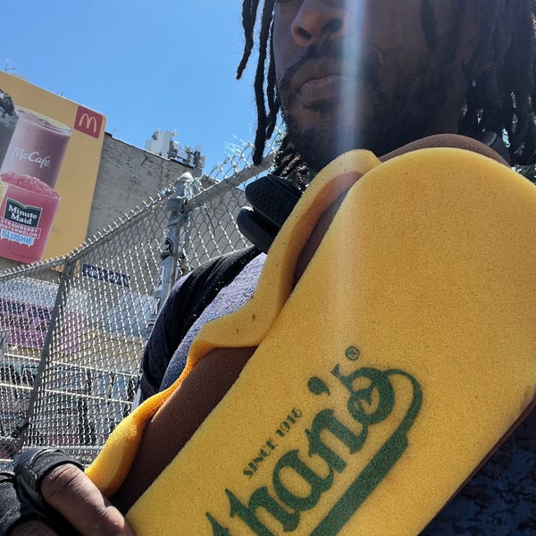 Photo taken at Nathan&#39;s Famous by Lucien on 7/4/2022