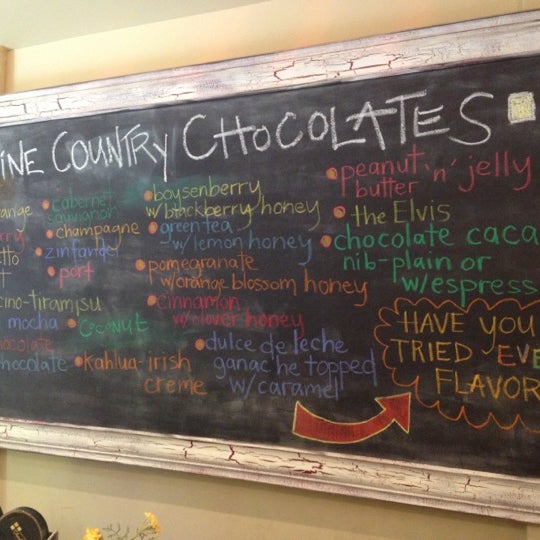 Wine Country Chocolates Dessert Shop in Glen Ellen
