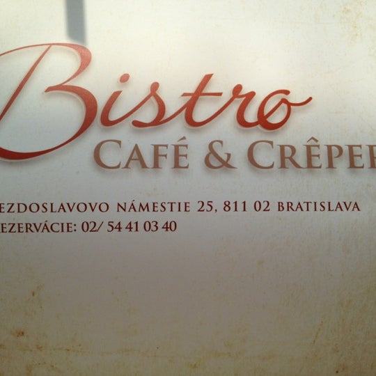 Foto tirada no(a) Bistro - Café &amp; Crepérie por Alexander em 9/15/2012