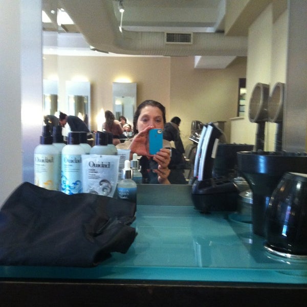 Photo taken at Ouidad Salon by Angela M. on 1/24/2013