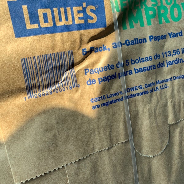 lowes paper bolsas
