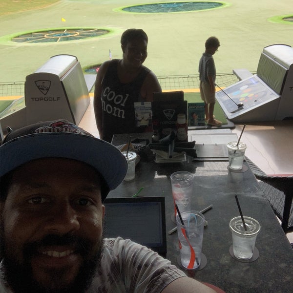 Photo taken at Topgolf by Dedrick W. on 7/22/2019