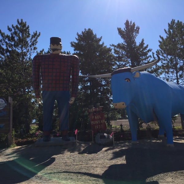 Photo taken at Paul Bunyan &amp; Babe The Blue Ox by Don B. on 9/13/2015