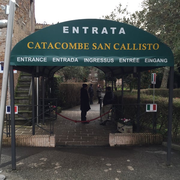 Photo taken at Catacombe di San Callisto by oro on 1/23/2015