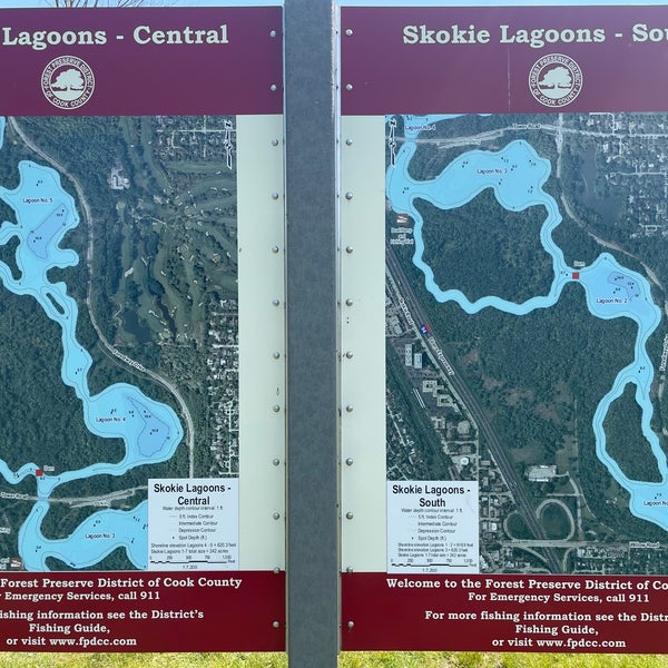 Skokie Lagoons Fishing Map Photos At Chicago River Canoe & Kayak Skokie Lagoons Launch - 3 Tips