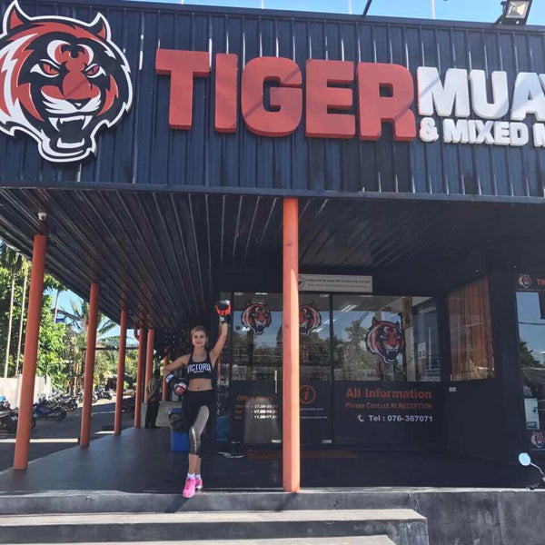 2/11/2017 tarihinde Kristina P.ziyaretçi tarafından Tiger Muay Thai &amp; MMA Training Center'de çekilen fotoğraf