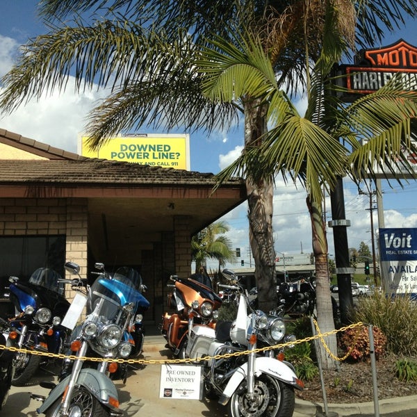 Photo taken at Huntington Beach Harley-Davidson by Adam on 2/21/2013