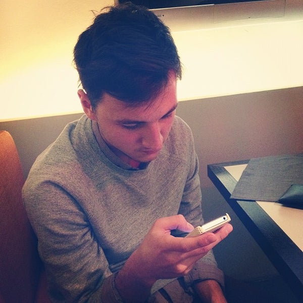 Photo taken at EMPORIO ARMANI CAFFE by Константин Г. on 10/24/2012