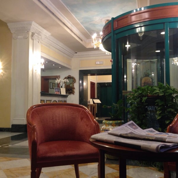 Photo taken at Mecenate Palace Hotel by Maria on 4/19/2014