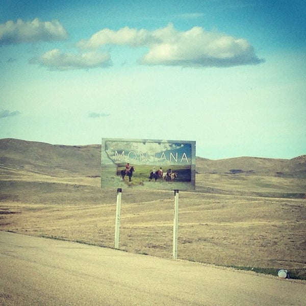 Photo taken at Wyoming/Montana Border by Kerry F. on 3/26/2015