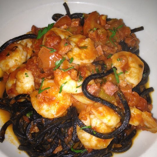 Black pasta with shrimp and choriZo. Otherwise specials are always good.