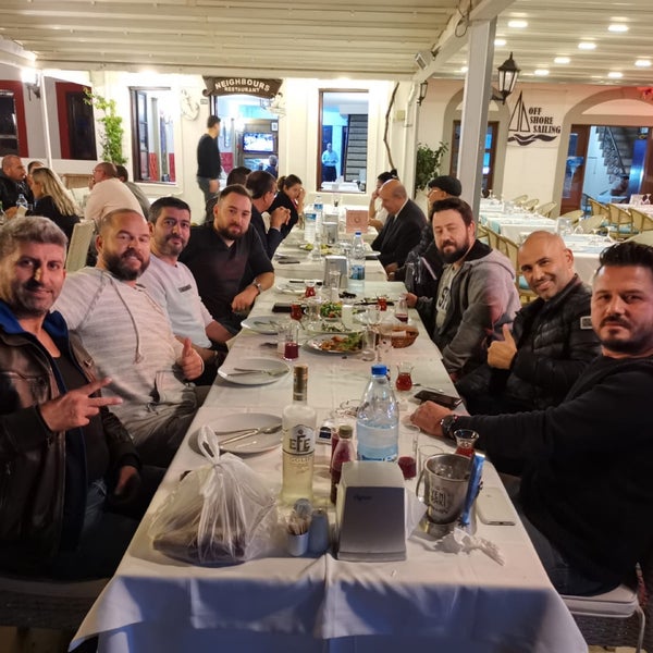 Photo taken at Neighbours Restaurant by MEHMET B. on 11/12/2019