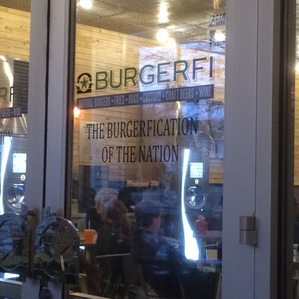 Photo taken at BurgerFi by Dean S. on 4/1/2014