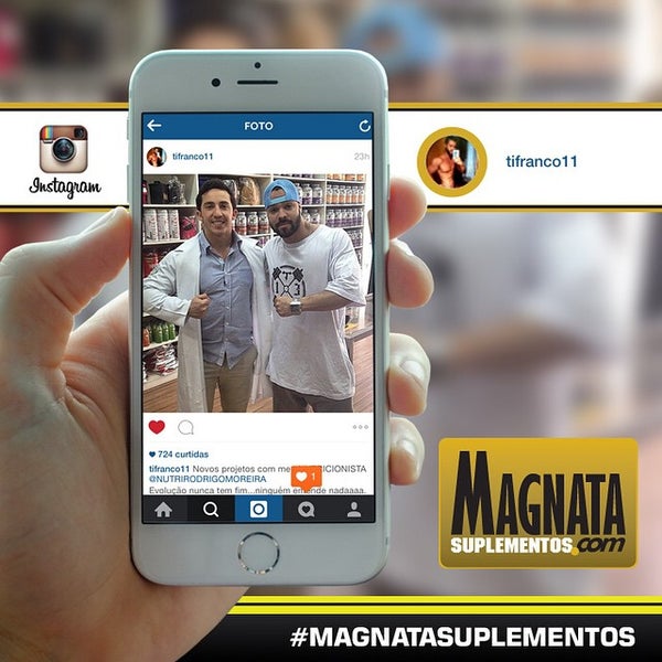 Photo taken at Magnata Suplementos by Magnata S. on 6/5/2015