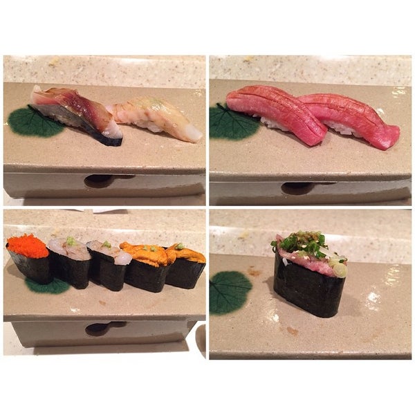 Photo taken at Sushi Zen by YoonJung P. on 1/7/2015