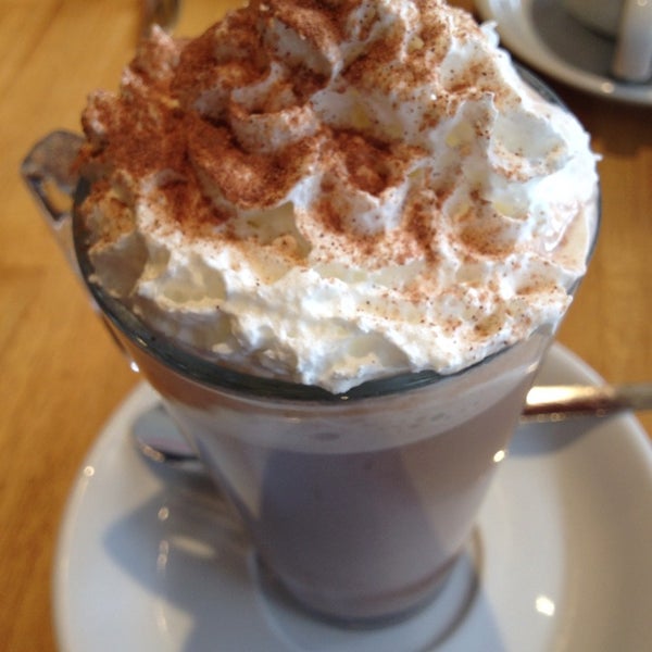 Hot choc is a work of art.