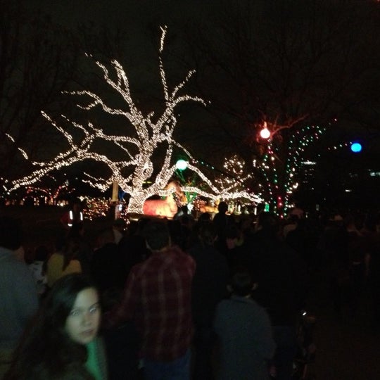 Photo taken at Austin Trail of Lights by Drew M. on 12/23/2012