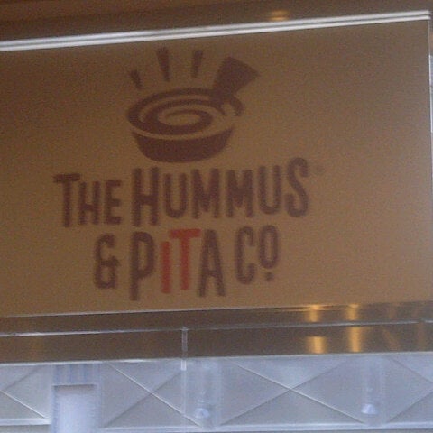 Photo taken at The Hummus &amp; Pita Co by Rod T. on 4/4/2013