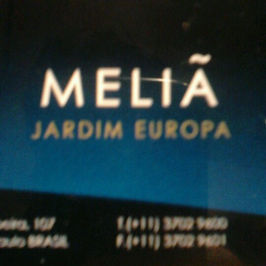รูปภาพถ่ายที่ Meliã Jardim Europa โดย Johnny S. เมื่อ 12/18/2012