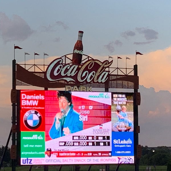 Photo taken at Coca-Cola Park by Jace736 on 8/8/2019