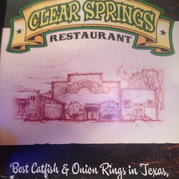 Photo prise au Clear Springs Restaurant par Toj Wess le11/23/2013