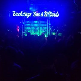 Photo taken at Triple B Backstage Bar &amp; Billiards by Geoff on 3/10/2017