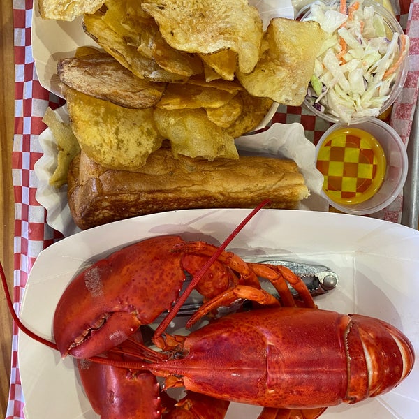 Photo taken at New England Lobster Market &amp; Eatery by Grace on 8/17/2023