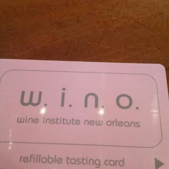 Photo taken at Wine Institute New Orleans (W.I.N.O.) by Erica on 6/19/2015