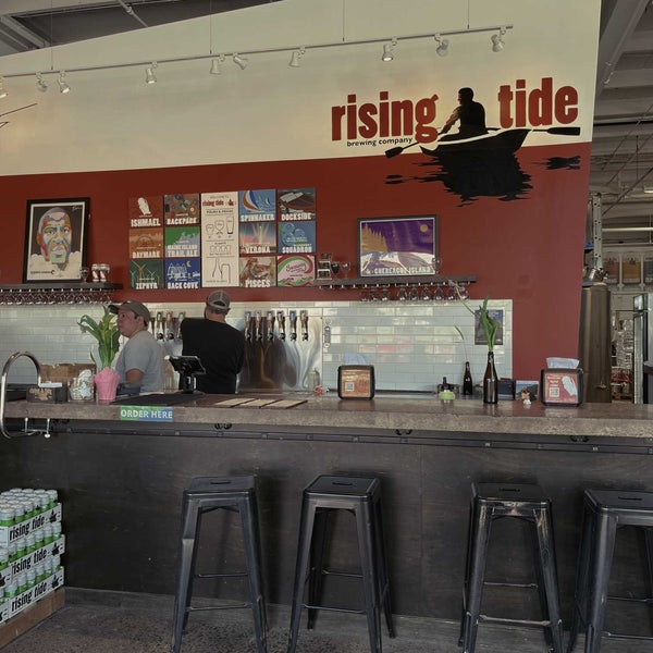 Photo taken at Rising Tide Brewing Company by Keith on 6/15/2022