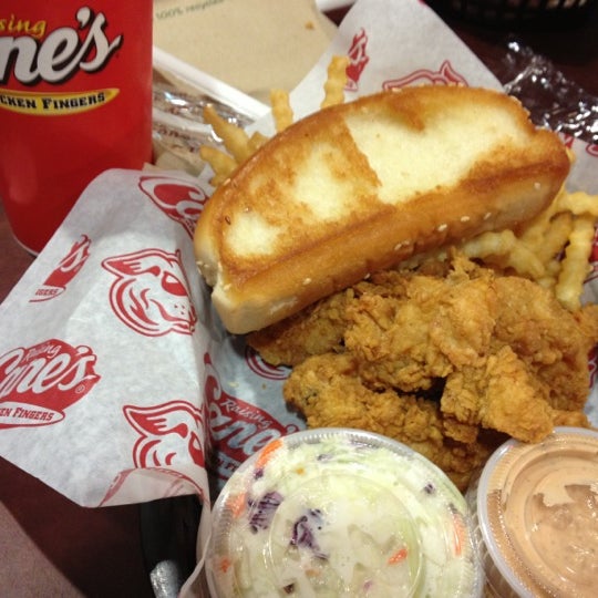 Photo taken at Raising Cane&#39;s Chicken Fingers by Steve on 12/9/2012