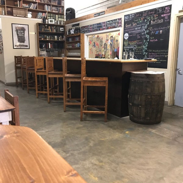 Photo taken at Books &amp; Brews Brewing Company by S C. on 10/25/2017