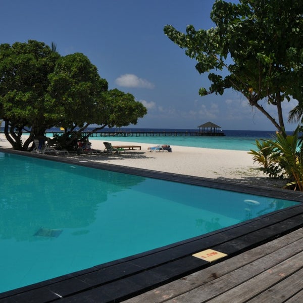 Das Foto wurde bei Adaaran Select Meedhupparu Island Resort von A. 4. am 2/25/2013 aufgenommen